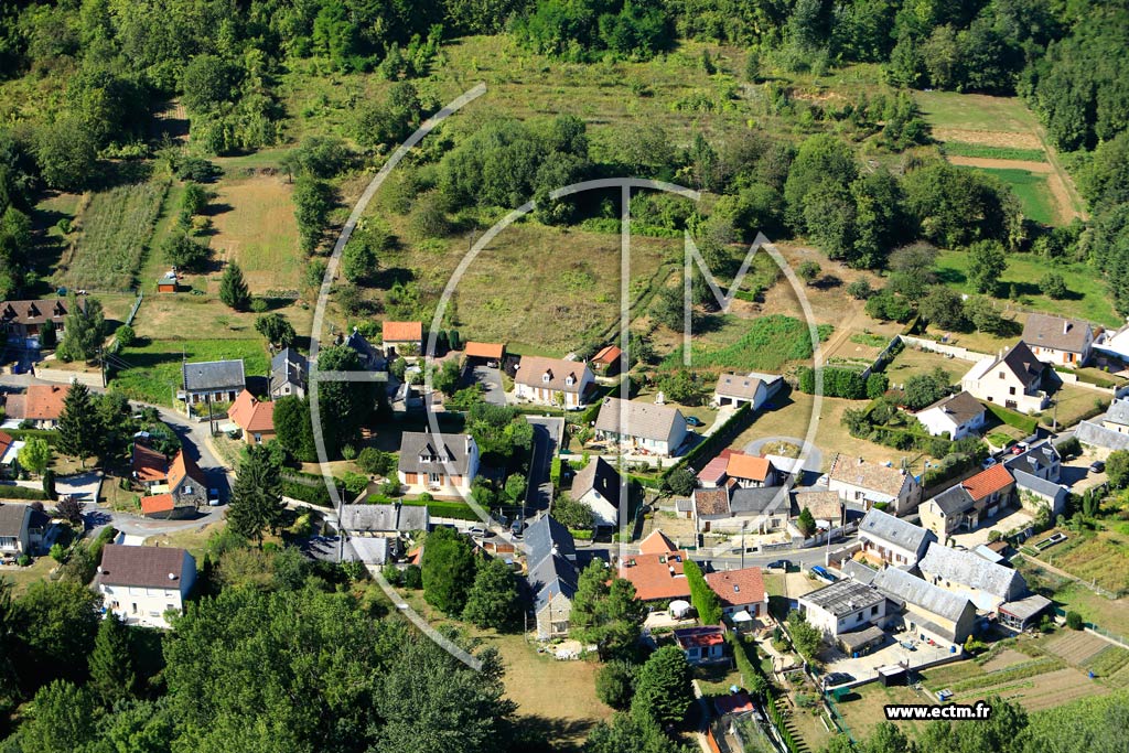 Photo arienne de Courmelles (La Roche)