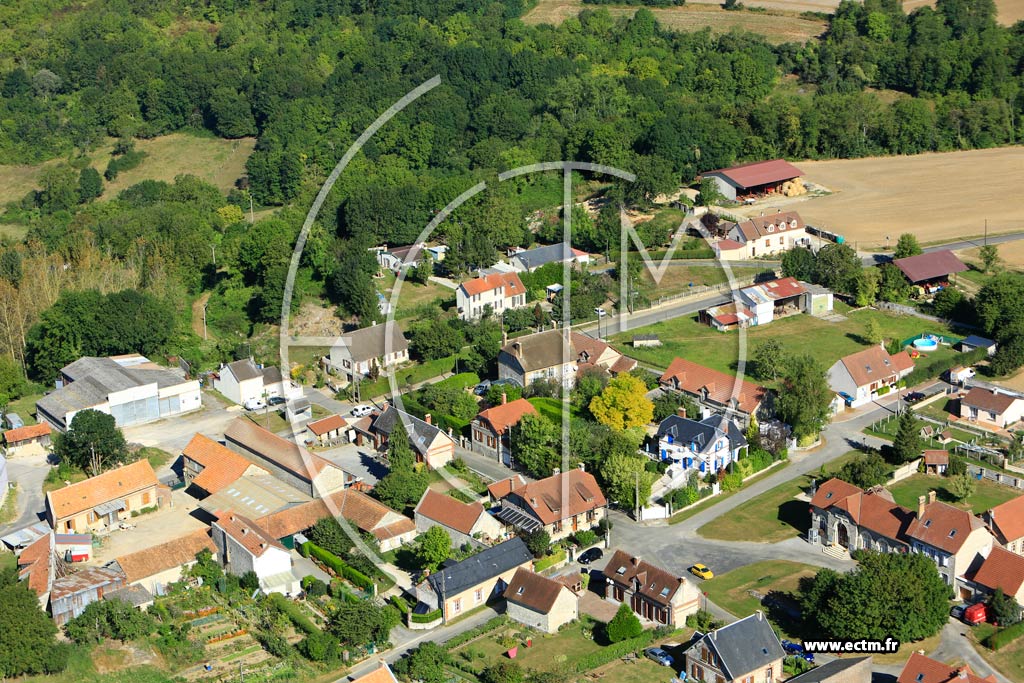 Photo arienne de Laffaux
