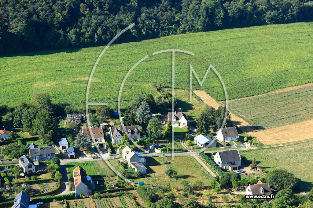 Photo arienne de Leuilly-sous-Coucy