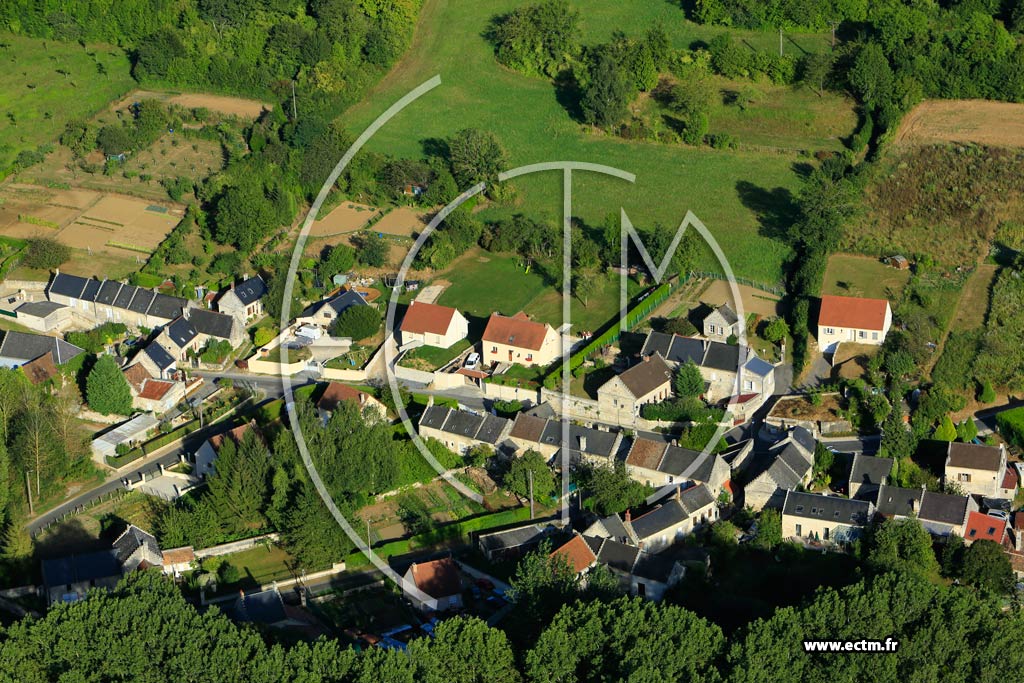 Photo arienne de Montigny-Lengrain (Orval)