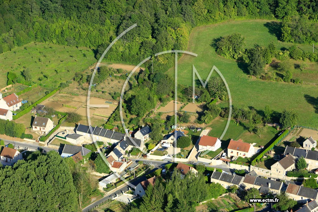 Photo arienne de Montigny-Lengrain (Orval)