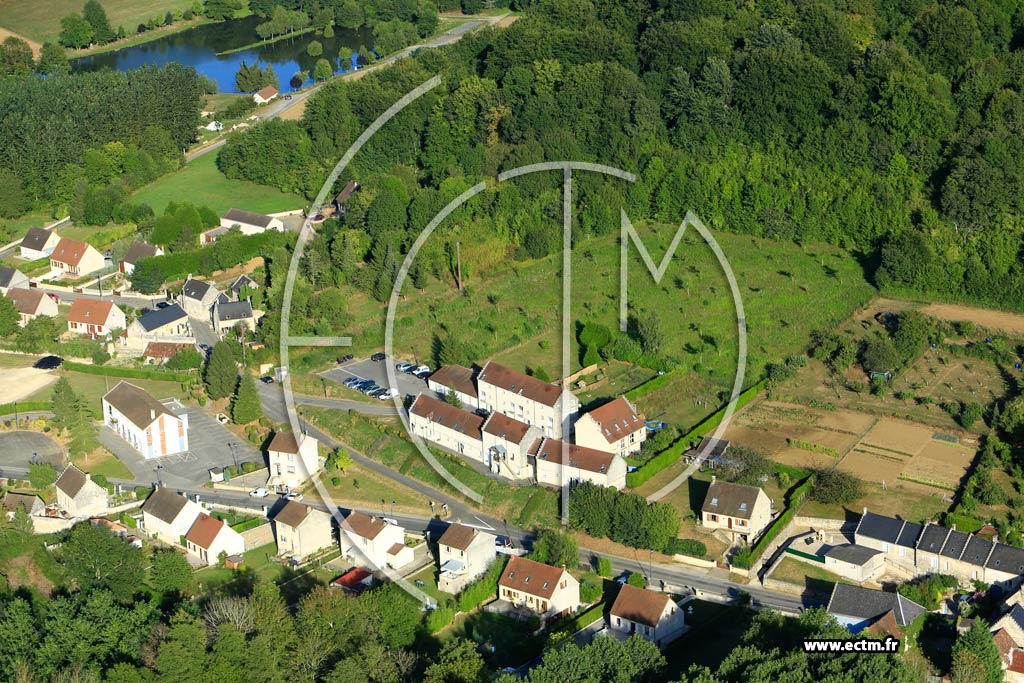 Photo arienne de Montigny-Lengrain (Orval)