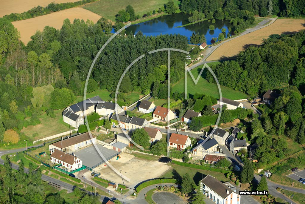 Photo arienne de Montigny-Lengrain (Orval)