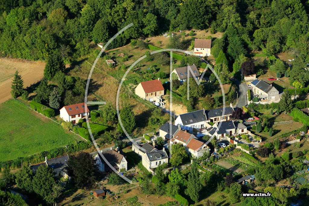 Photo arienne de Montigny-Lengrain (Tannires)