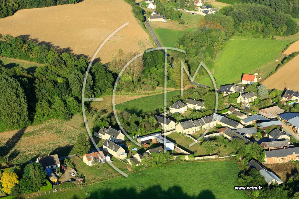 Photo arienne de Morsain (Ouilly)