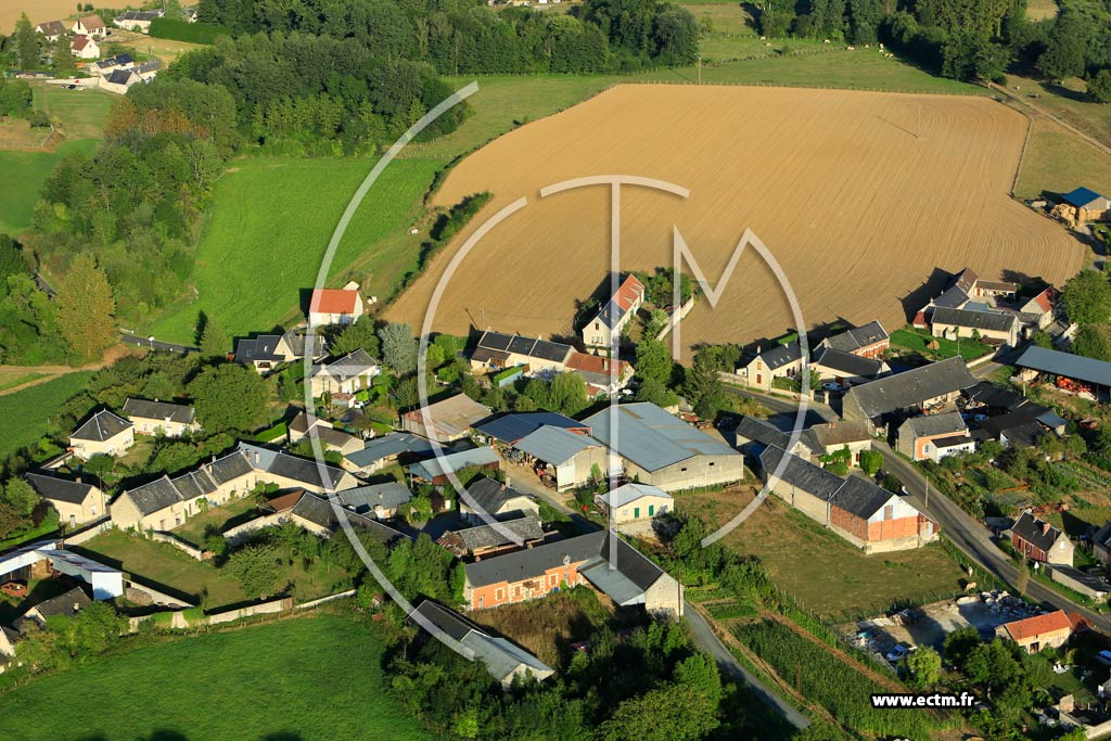 Photo arienne de Morsain (Ouilly)