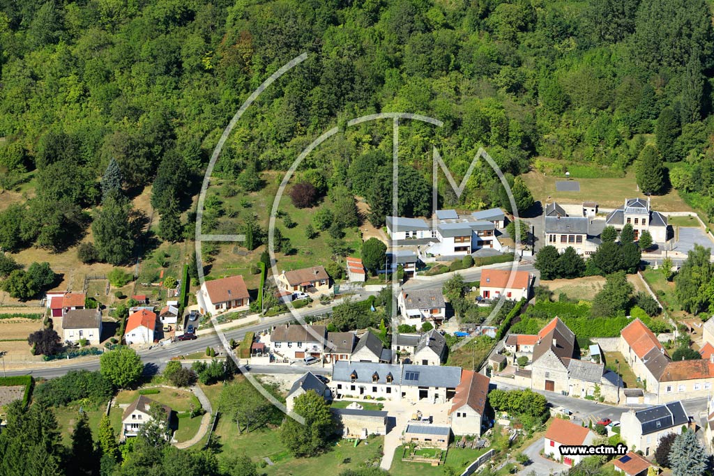 Photo arienne de Noyant-et-Aconin
