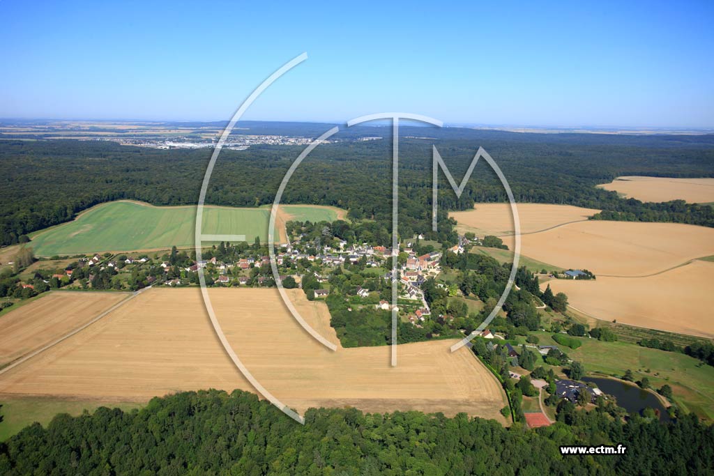 Photo arienne de Oigny-en-Valois