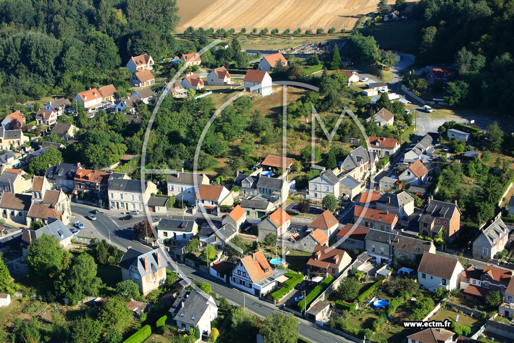 Photo arienne de Pommiers