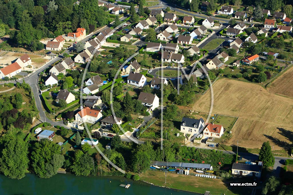 Photo arienne de Pommiers