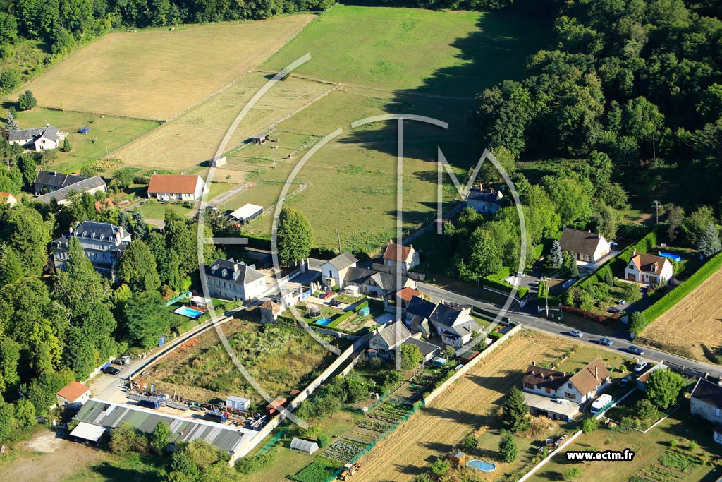Photo arienne de Ressons-le-Long (Mainville)