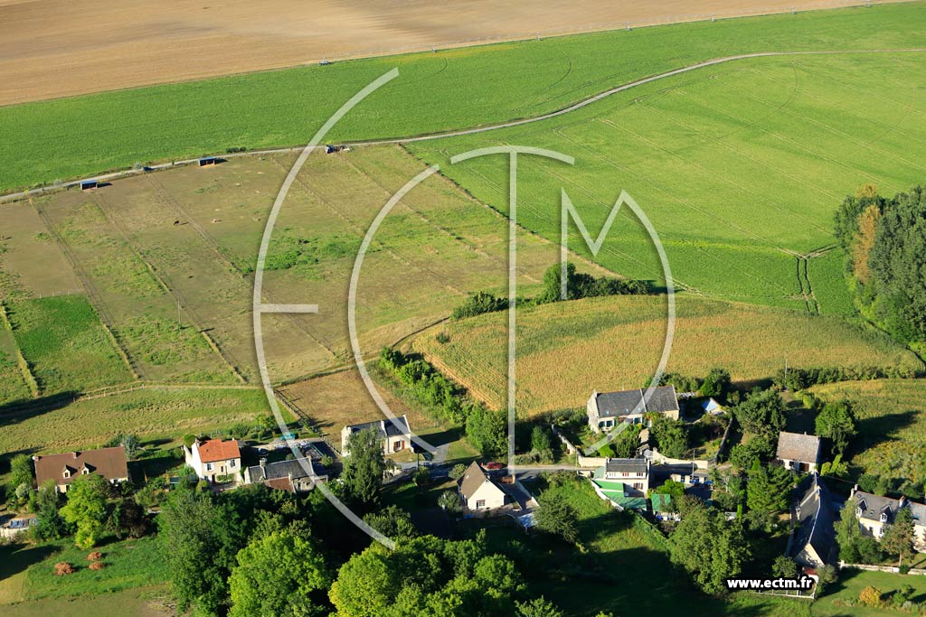 Photo arienne de Ressons-le-Long (Montois)