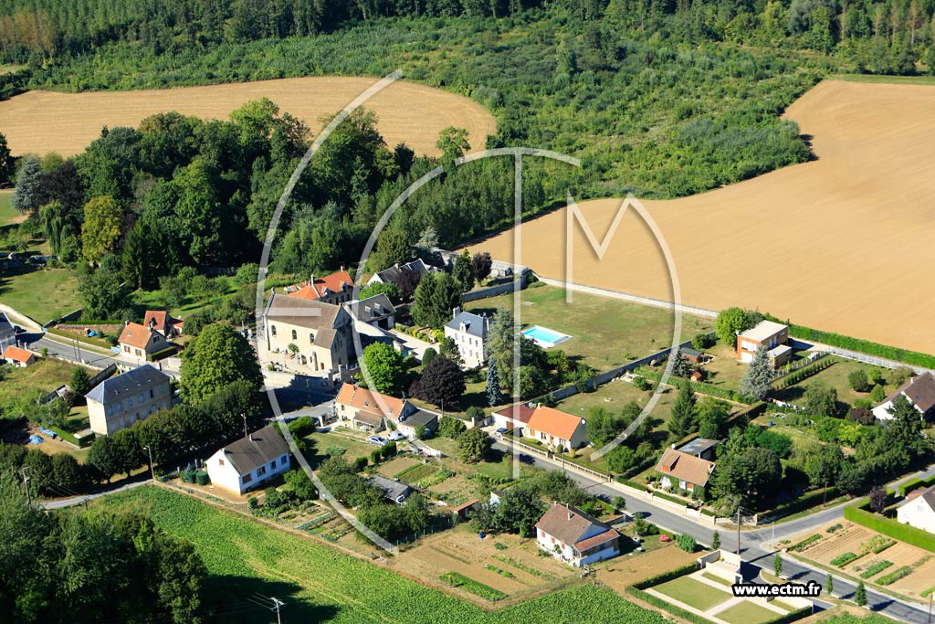 Photo arienne de Rozires-sur-Crise