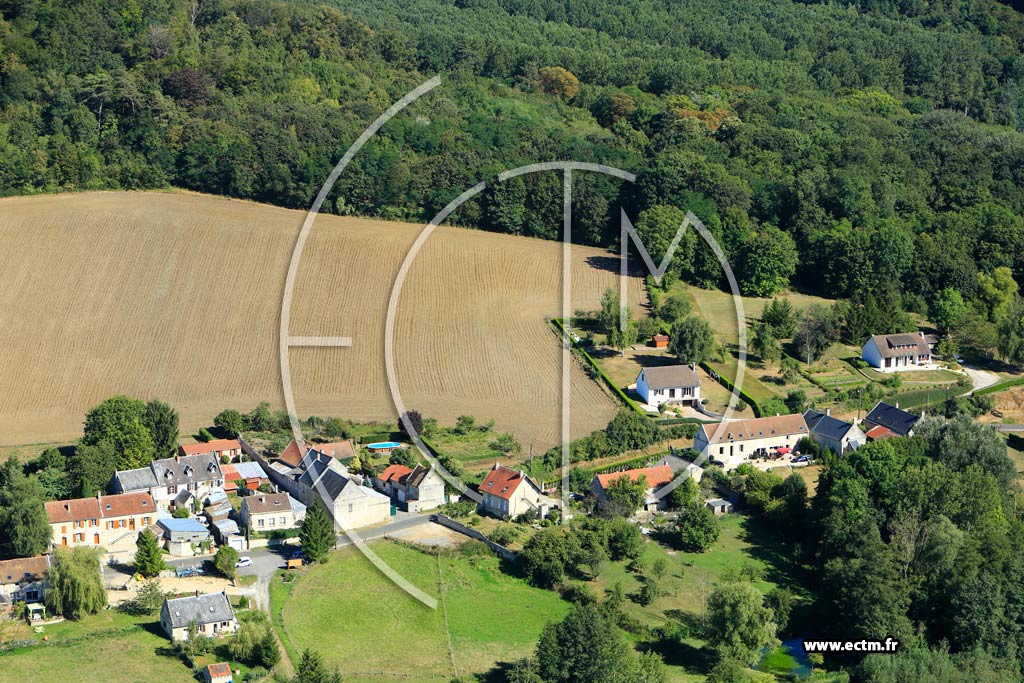 Photo arienne de Rozires-sur-Crise (Faubourg d'cuiry)