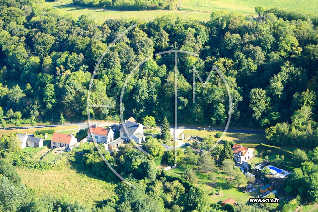 Photo arienne de Saint-Bandry