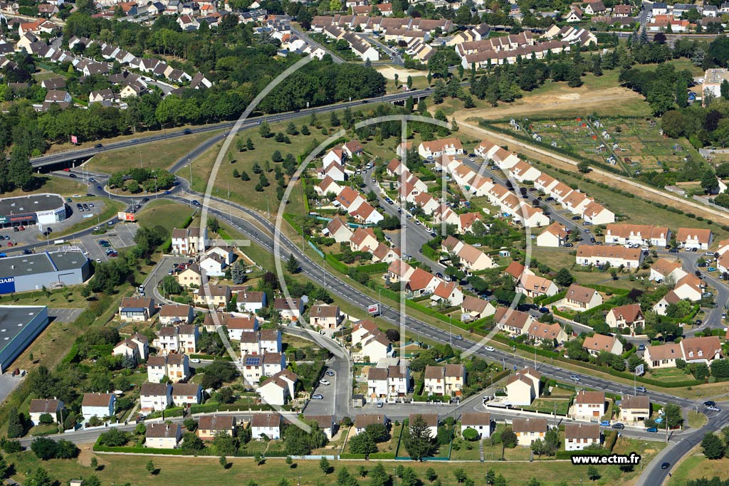 Photo arienne de Soissons