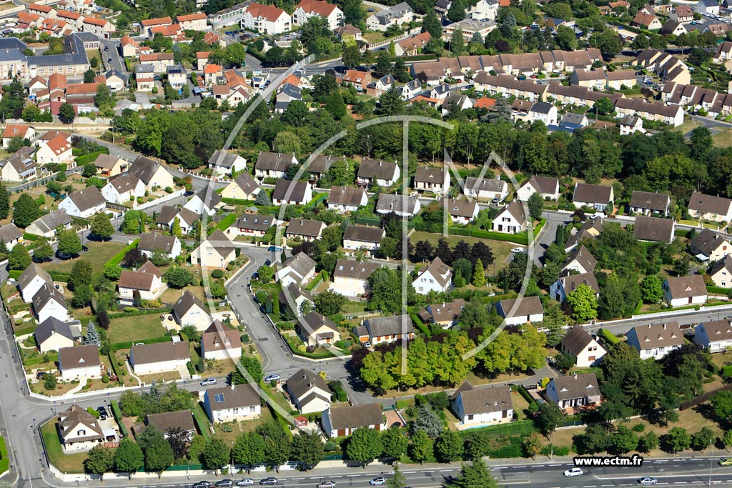 Photo arienne de Soissons