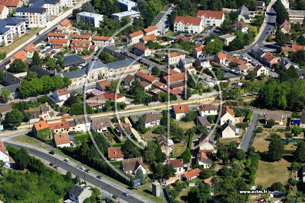 Photo arienne de Soissons