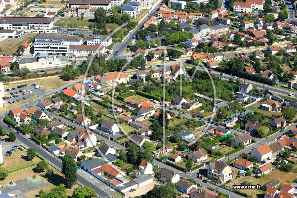 Photo arienne de Soissons