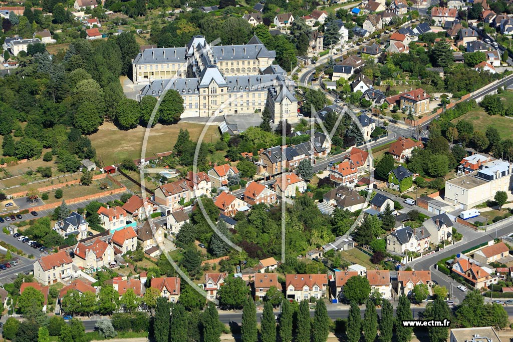 Photo arienne de Soissons
