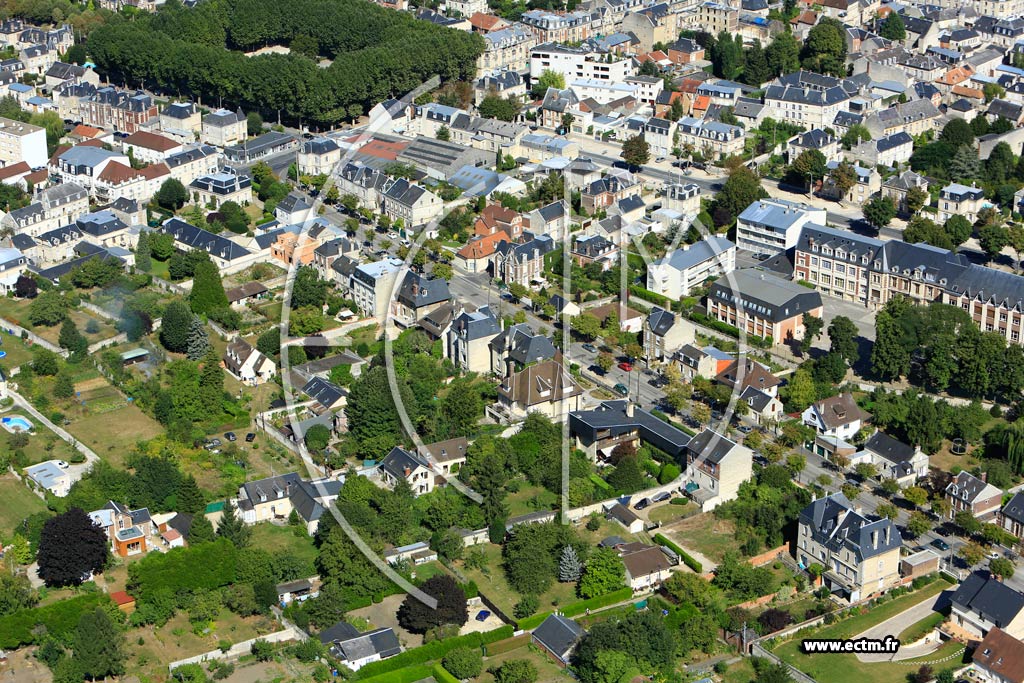 Photo arienne de Soissons