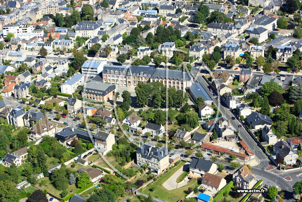 Photo arienne de Soissons
