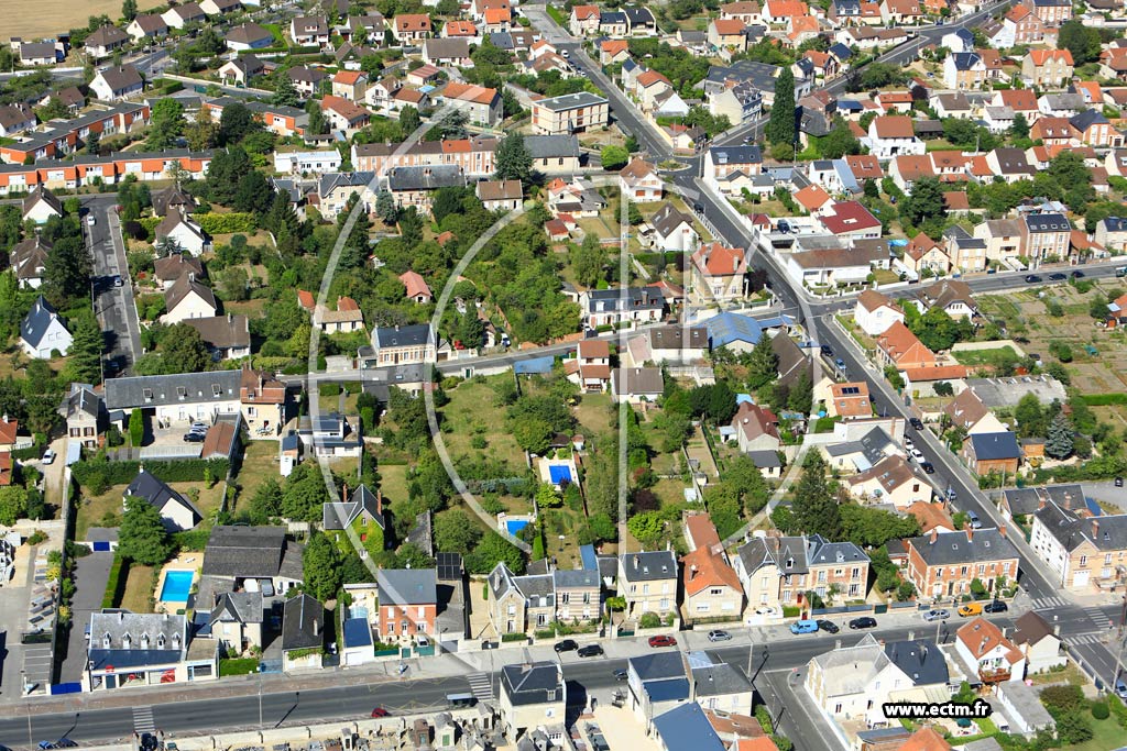 Photo arienne de Soissons