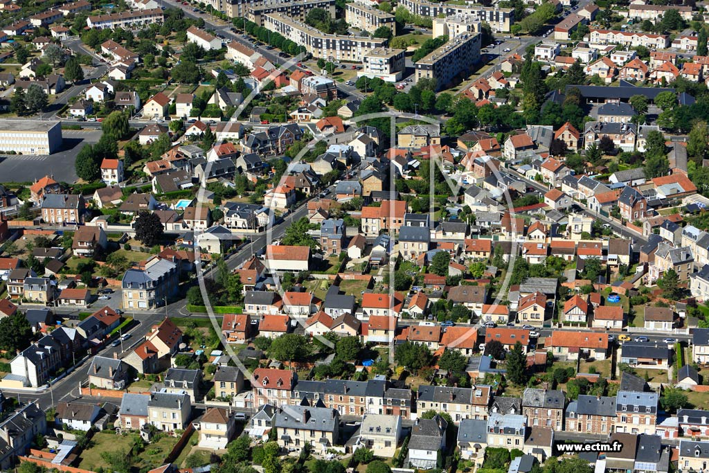 Photo arienne de Soissons