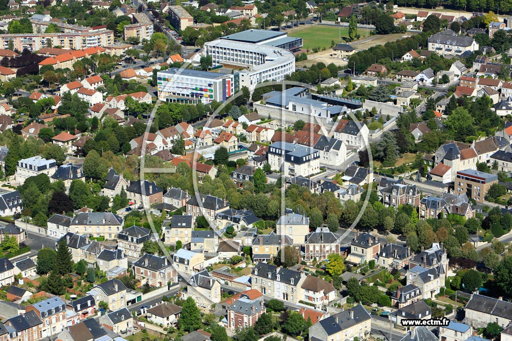 Photo arienne de Soissons