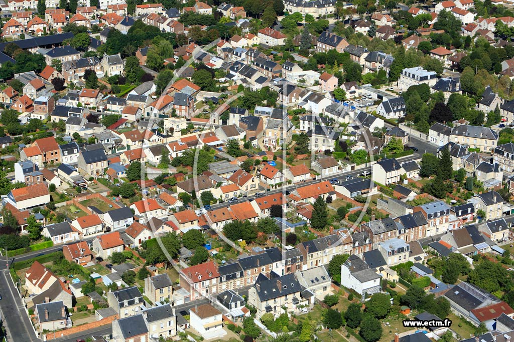 Photo arienne de Soissons