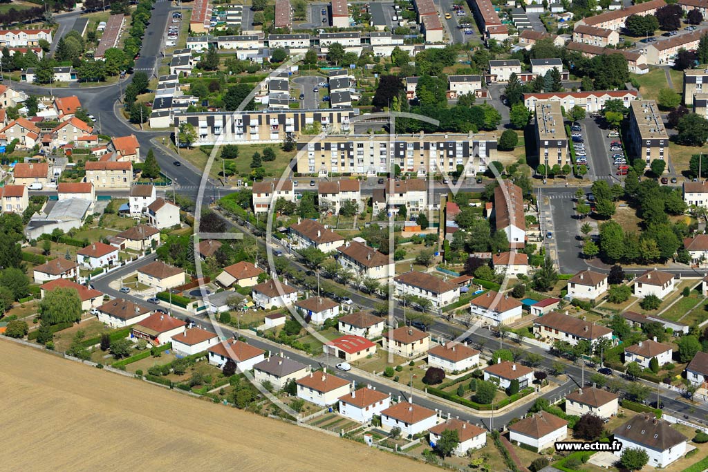 Photo arienne de Soissons