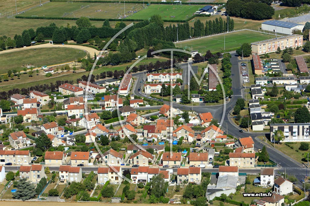 Photo arienne de Soissons
