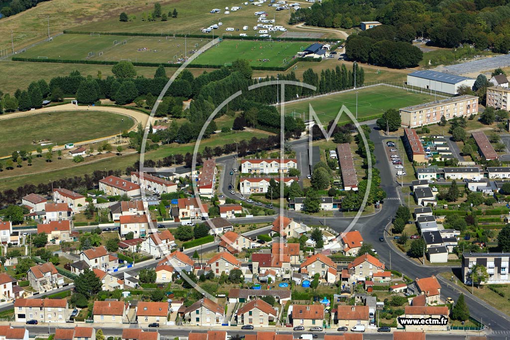 Photo arienne de Soissons