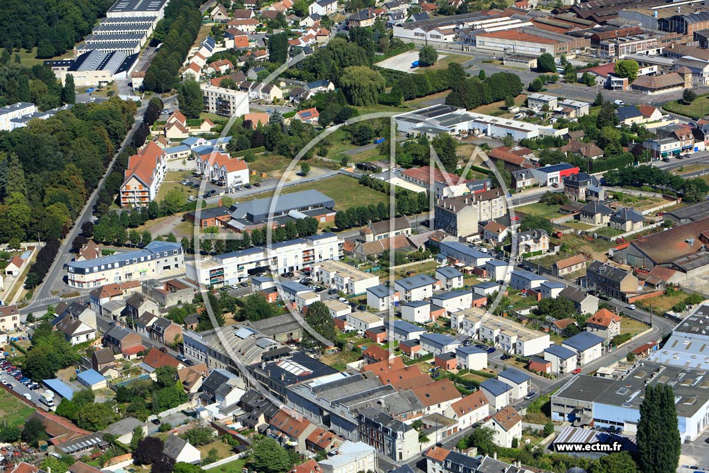 Photo arienne de Soissons (Faubourg de Reims)
