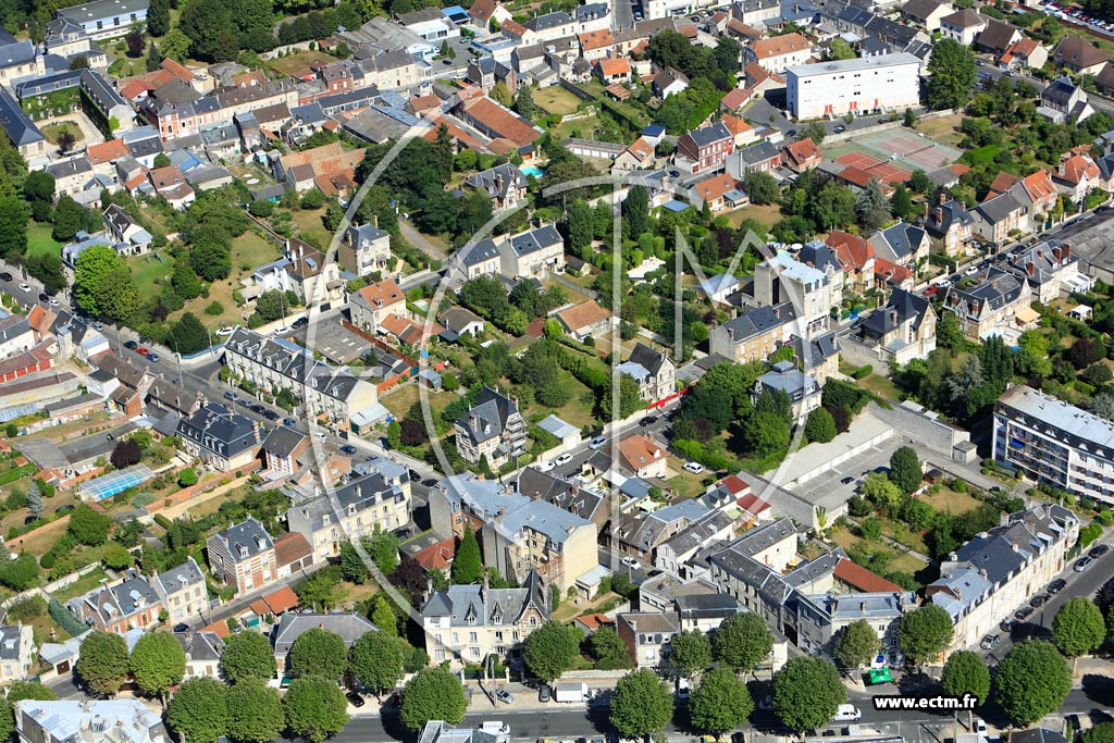 Photo arienne de Soissons (Faubourg de Reims)