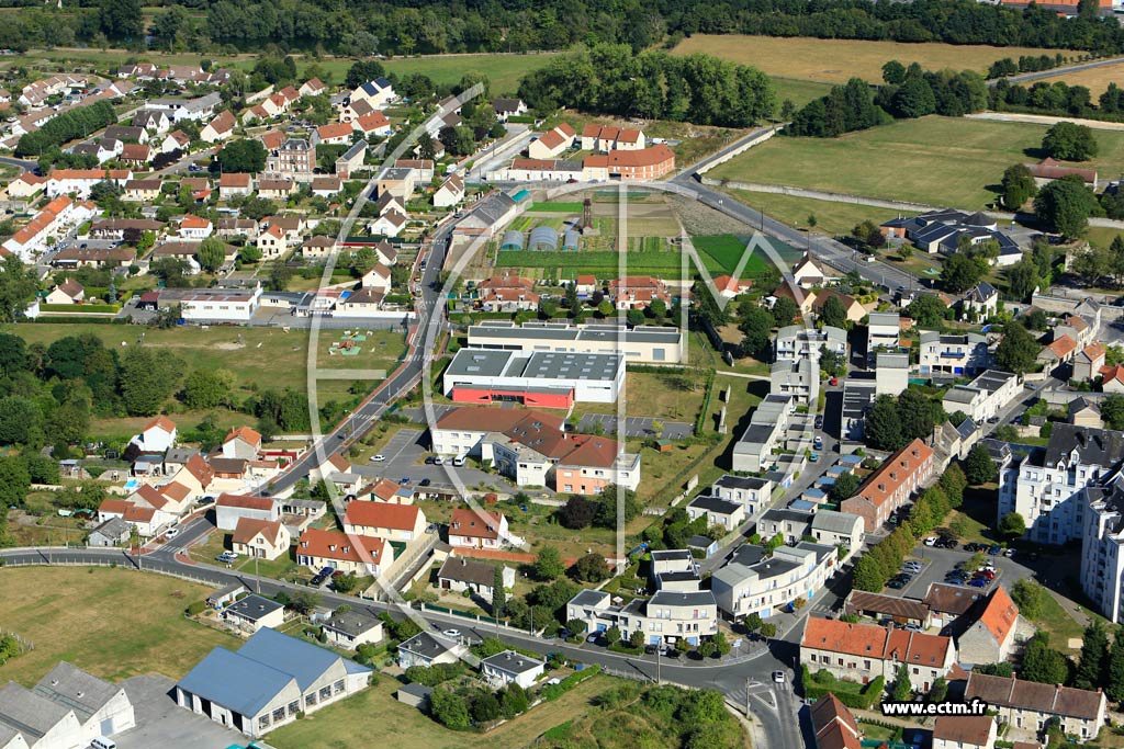 Photo arienne de Soissons (Faubourg Saint Waast)