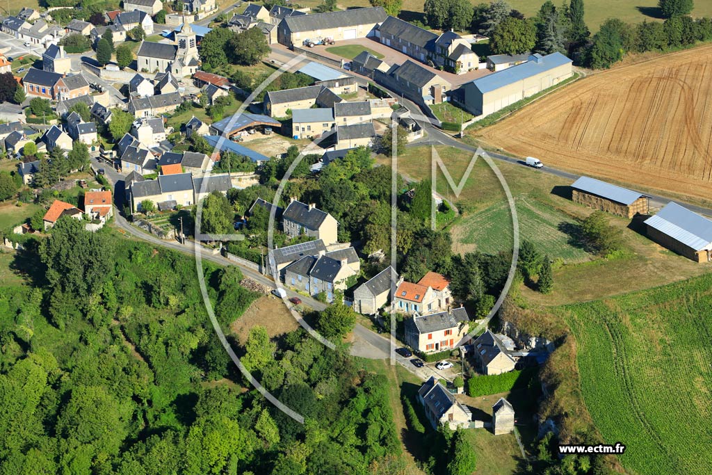 Photo arienne de Tartiers