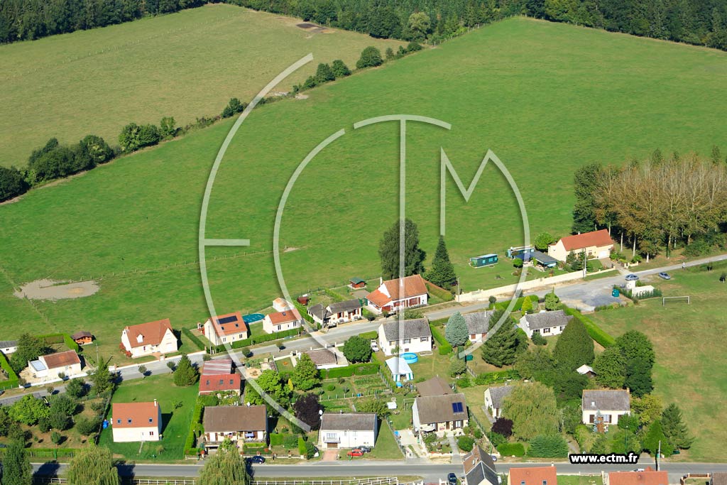 Photo arienne de Vauxaillon