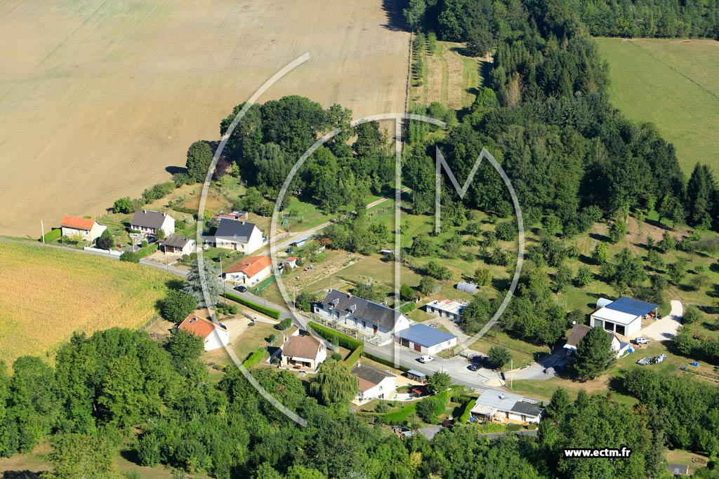 Photo arienne de Vauxaillon