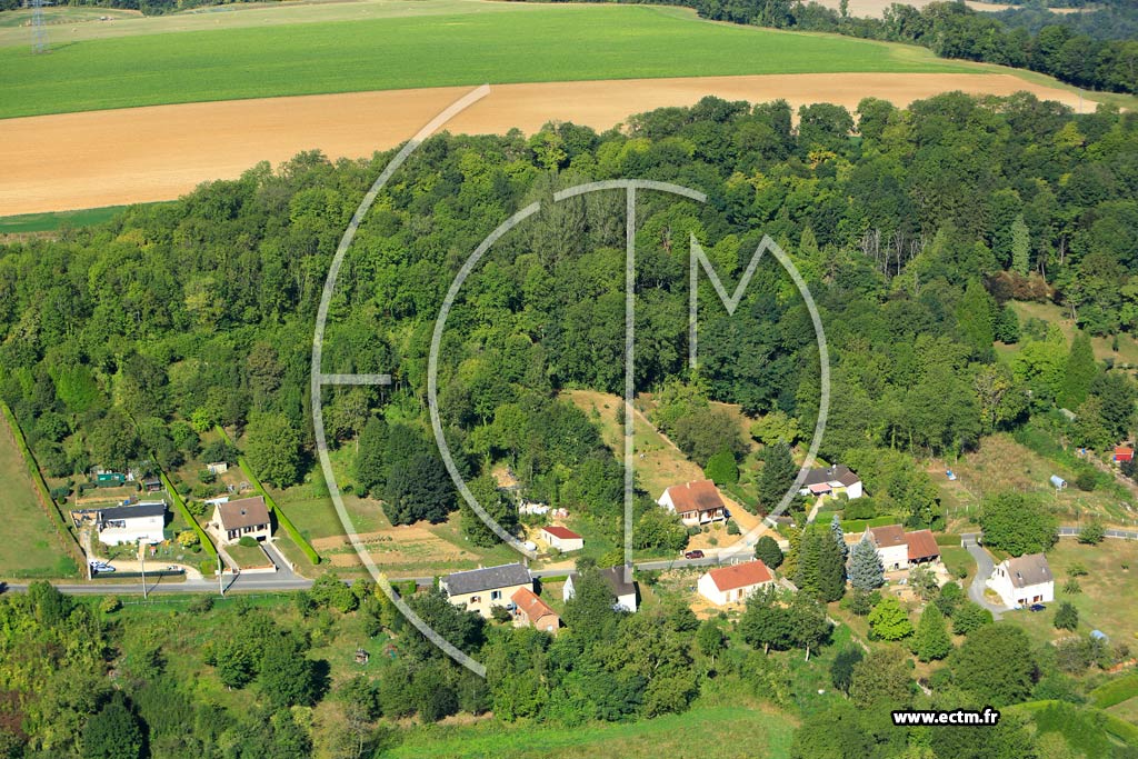 Photo arienne de Vauxaillon
