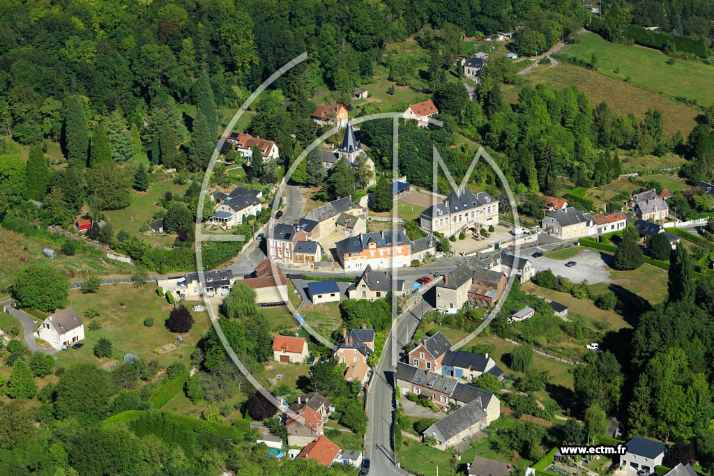Photo arienne de Vauxaillon