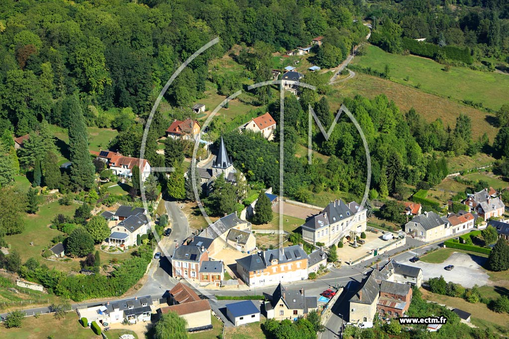 Photo arienne de Vauxaillon