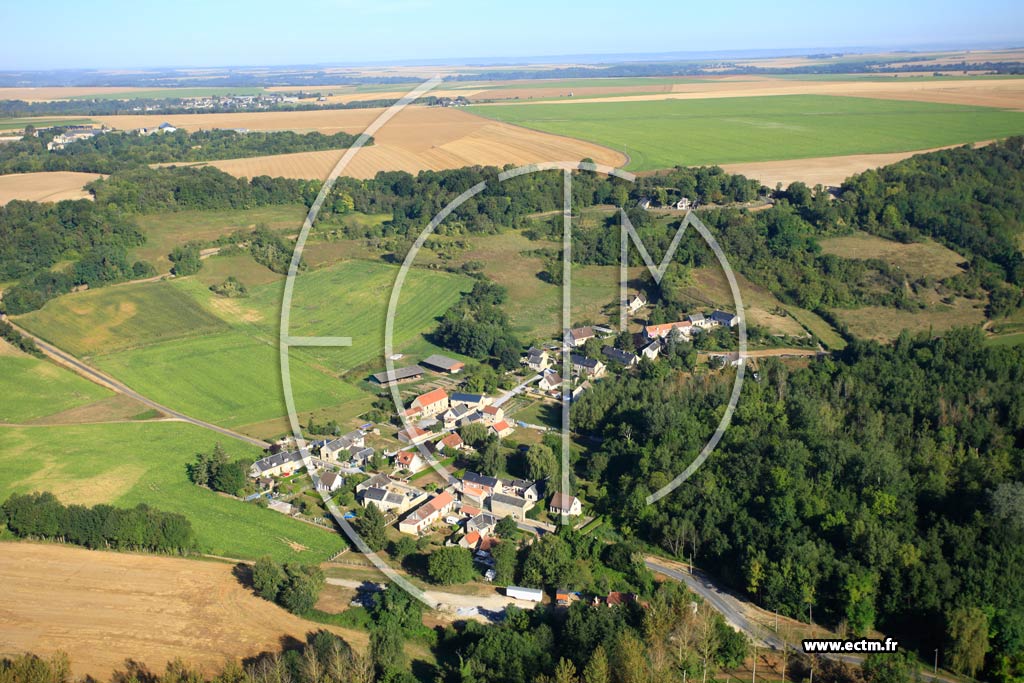 Photo arienne de Vauxrezis (Tancourt)