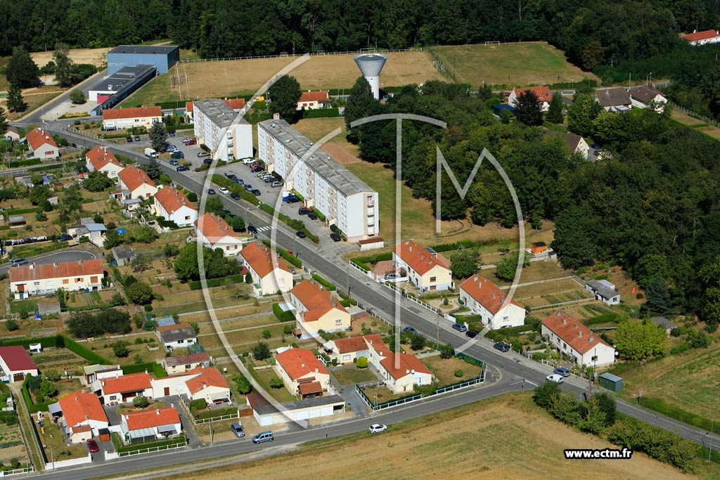 Photo arienne de Venizel