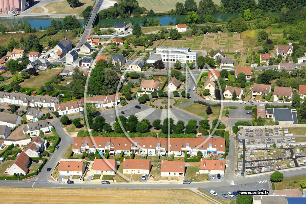 Photo arienne de Venizel