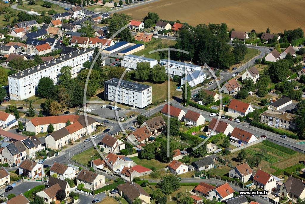 Photo arienne de Villeneuve-Saint-Germain