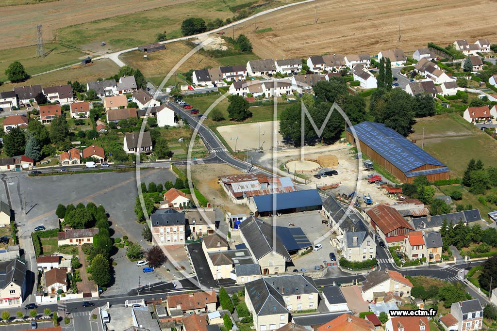 Photo arienne de Villeneuve-Saint-Germain