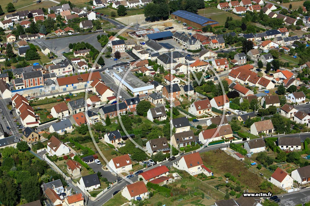 Photo arienne de Villeneuve-Saint-Germain