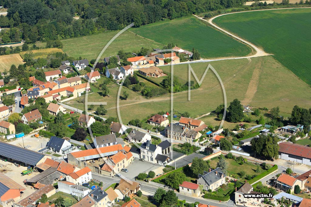 Photo arienne de Branscourt