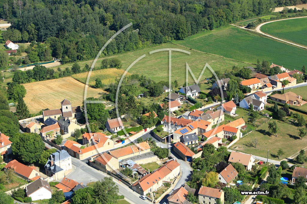 Photo arienne de Branscourt
